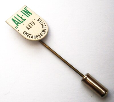 R674) T Buchstabe Logo Backen Bäcker Vintage Werbung Krawatte Anstecknadel Anstecker
