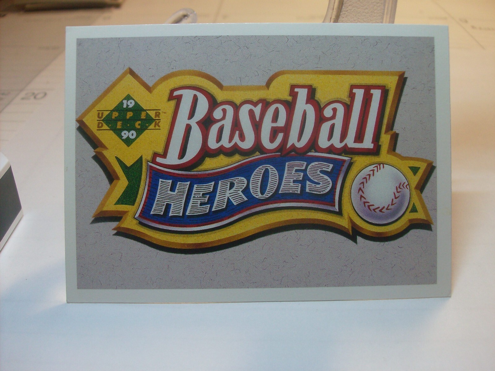 1990 Upper Deck Baseball Heroes: Reggie Jackson  #NNO - Header Card HDR 90-586
