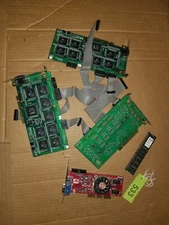 Video Capture Graphic Card Serial Adapter Display 256 Ram Pelco DX8016 DVR