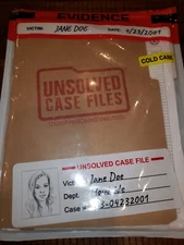 Unsolved Case Files Game - Jane Doe - Used Excellent Condition - Game Night