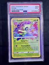 2020 Pokemon Sword & Shield Vivid Voltage 009 Celebi PSA 9 on eBay
