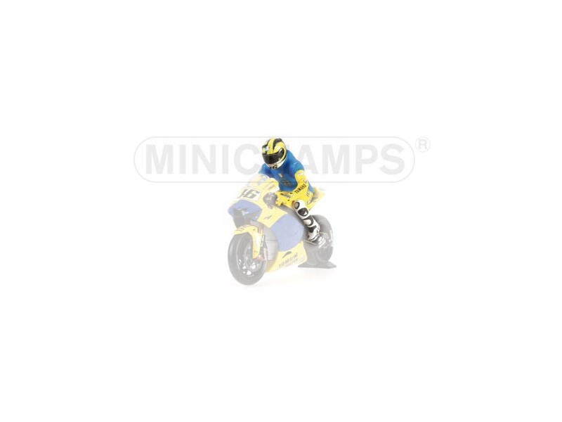 MINICHAMPS MODELLINO PILOTA RIDING V. ROSSI CON MAGLIETTA MATERAZZI SACHSENRING