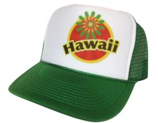 Hawaii Trucker Hat mesh Hat Snapback Hat Green adjustable New unworn