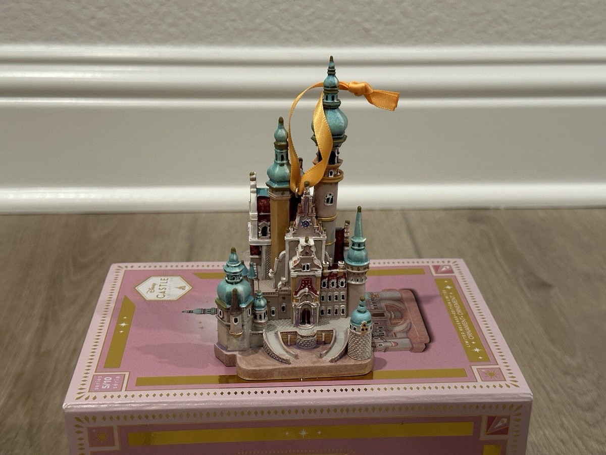 Disney Castle Collection Rapunzel Tangled Castle Ornament 5/10 NIB