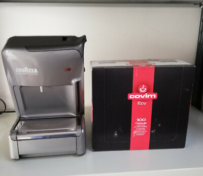 Macchina Caffè Lavazza EL3200 Rigenerata + 100 Capsule – 20 Bar, Grigio Metallizzato - Foto 2