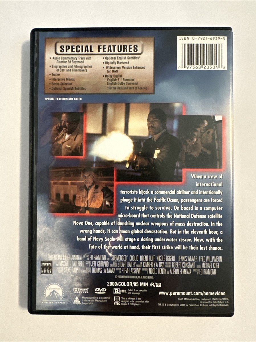 Submerged (DVD, 2000, Sensormatic) OOP Coolio, Nicole Eggert