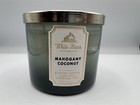 WHITE BARN MAHOGANY COCONUT 3-WICK SCENTED CANDLE