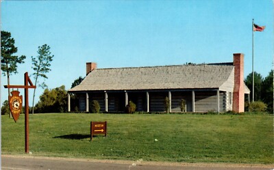 Natchez Trace Parkway Visitor Center Postcard Chrome Unposted DS-402 1970's