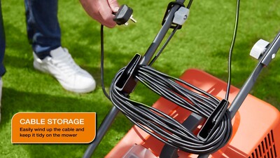 Flymo 970637601 Corded Rotary blades Lawnmower Orange for sale  