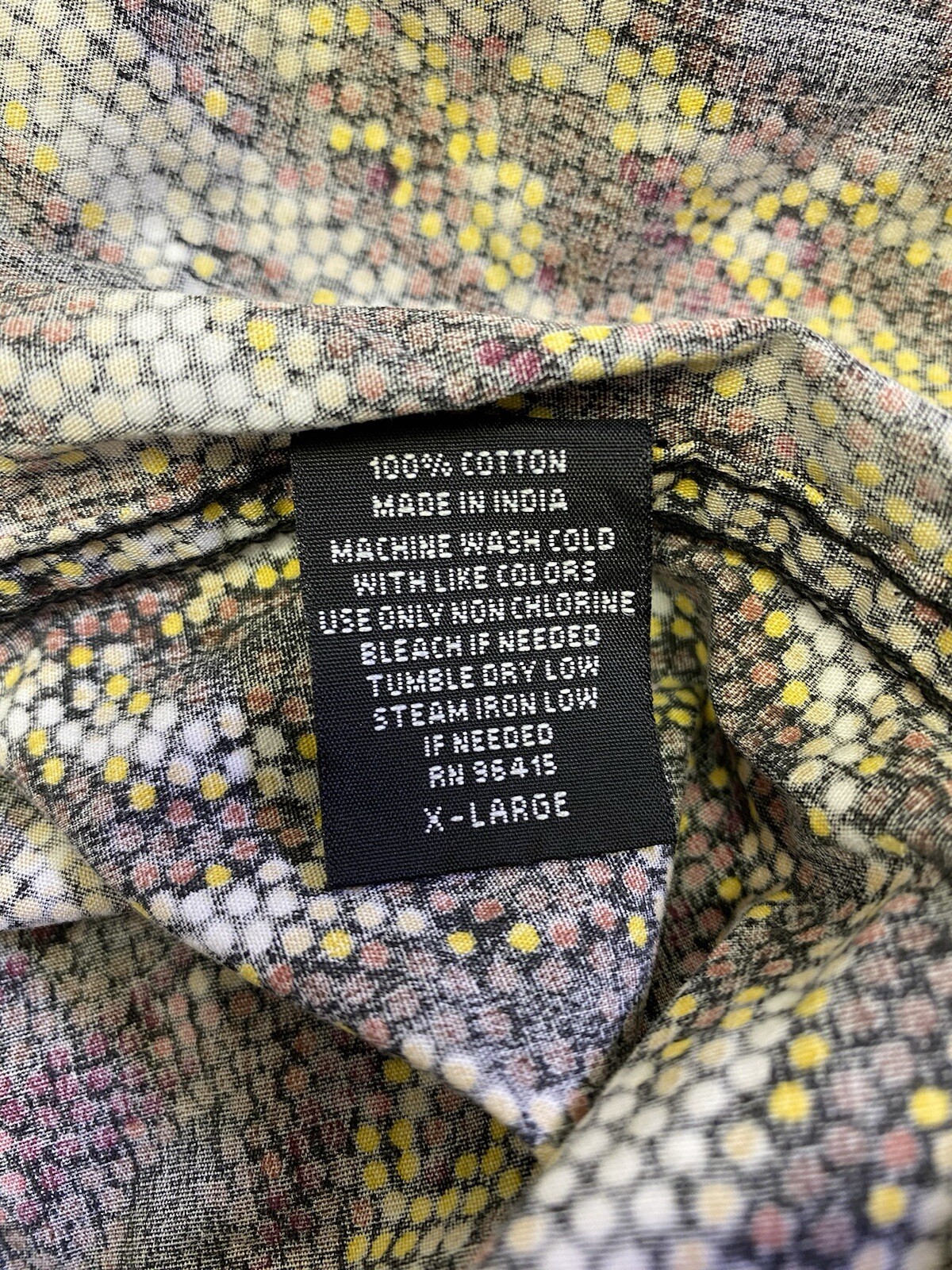 Super Massive Button Down Shirt  Geometric Mens X… - image 15