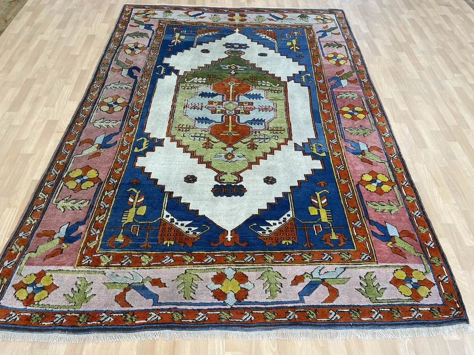 Antiker Teppich Aus Anatolien Top Qualität Und Design Handgeknüpft 275x200 Edel - Bild 3 von 4