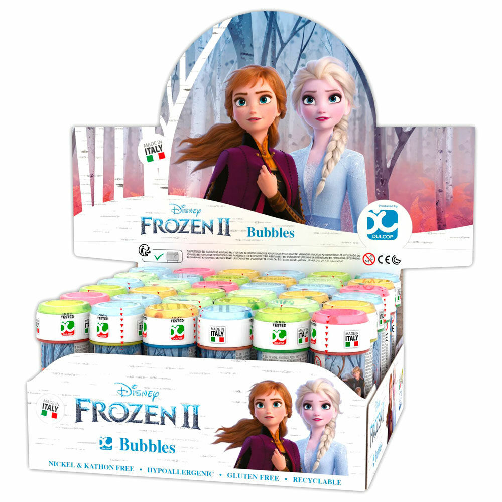 10 BOLLE DI SAPONE FROZEN II DISNEY flacone Frozen 2
