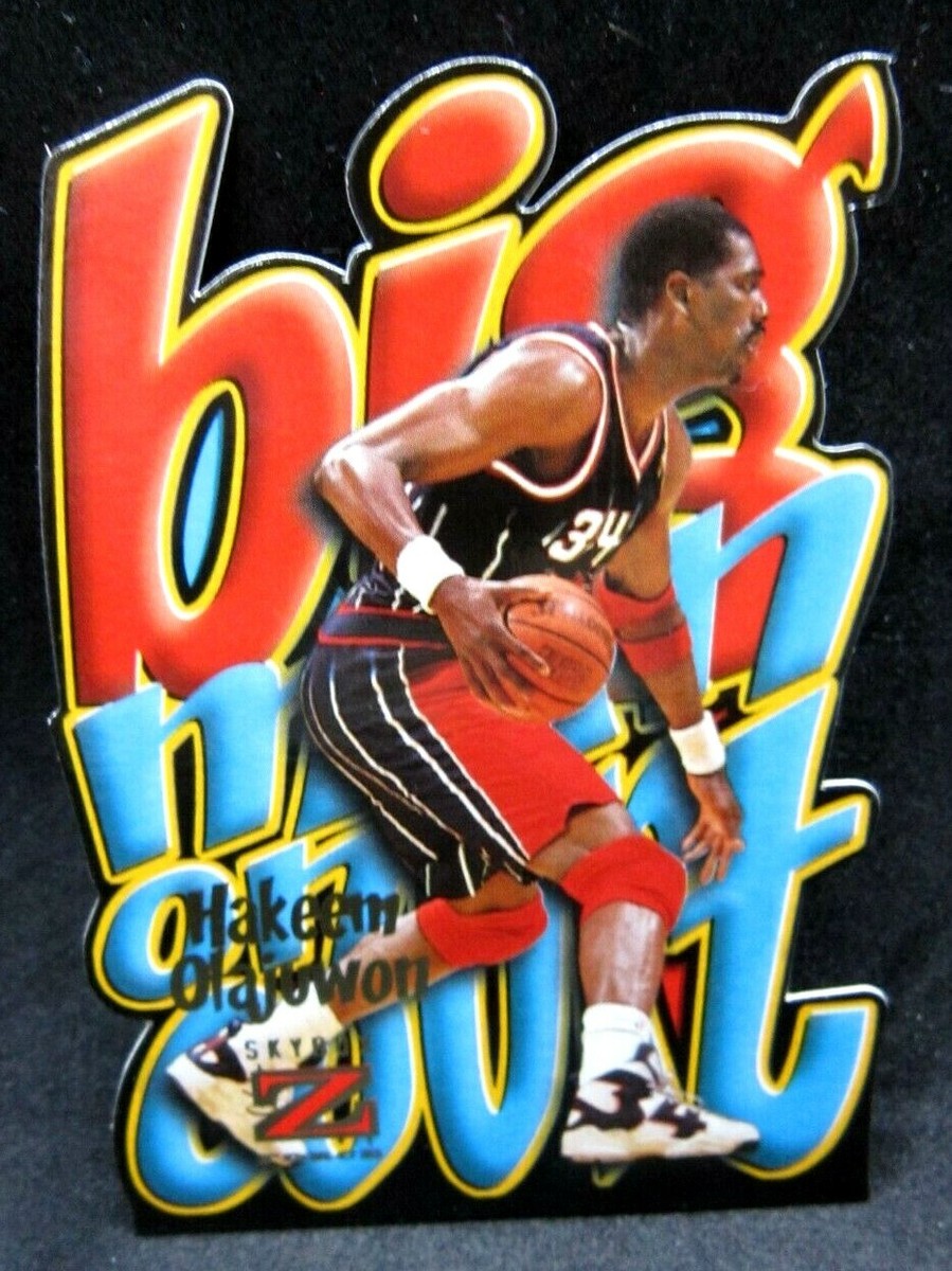 Hakeem Olajuwon 1996-97 Skybox Z Force Big Men on Court Die-cut