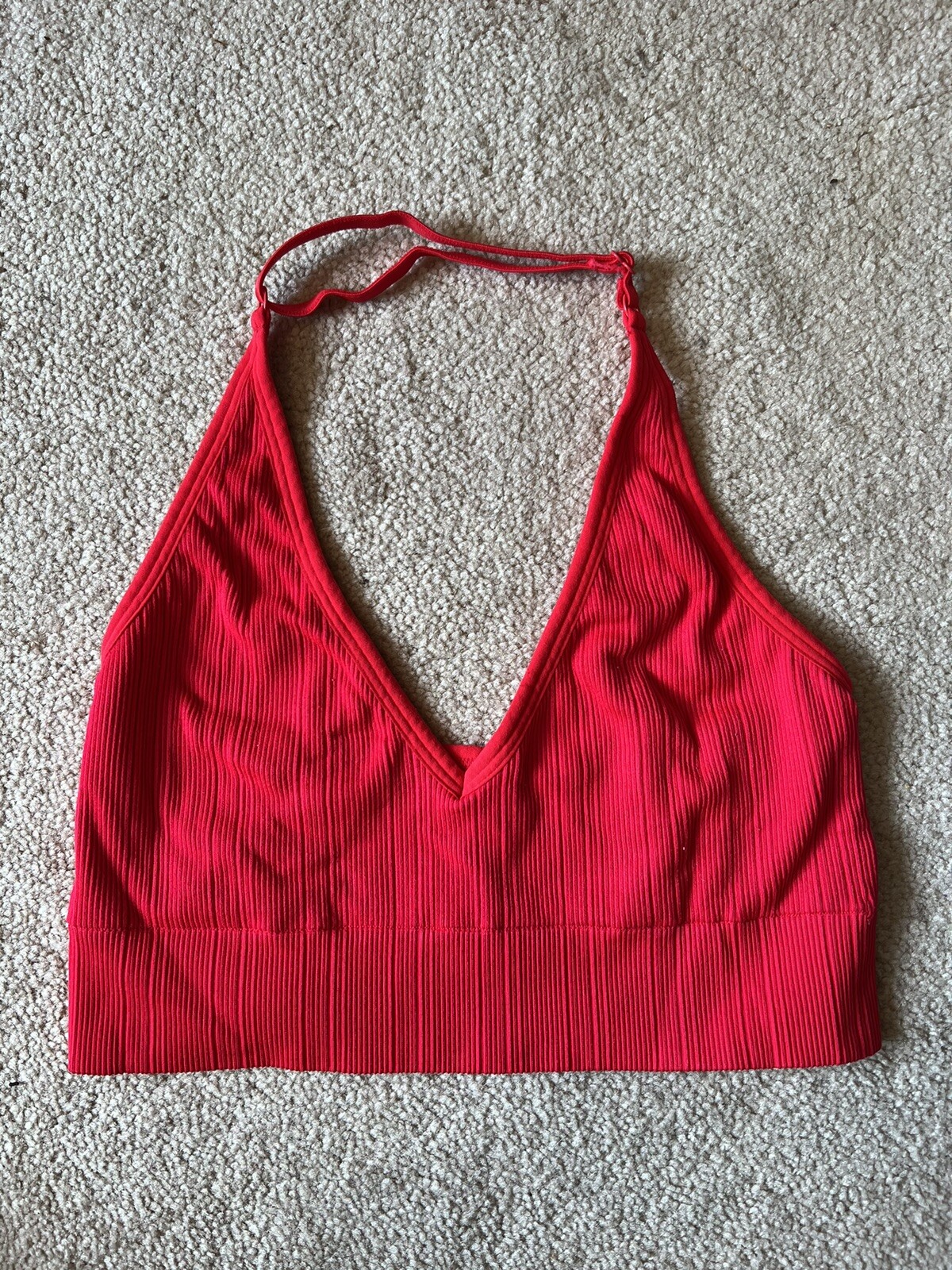 BRA - PINK - Victoria's Secret - Bralette - Halter - Hot Pink - Medium
