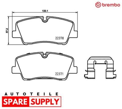 BREMSBELAGSATZ, SCHEIBENBREMSE FÜR HYUNDAI H350 BUS SOLATI BUS BREMBO P 30 085