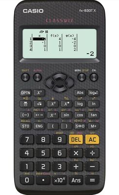 Casio FX-83GT X Wissenschaftlicher Taschenrechner - Schwarz