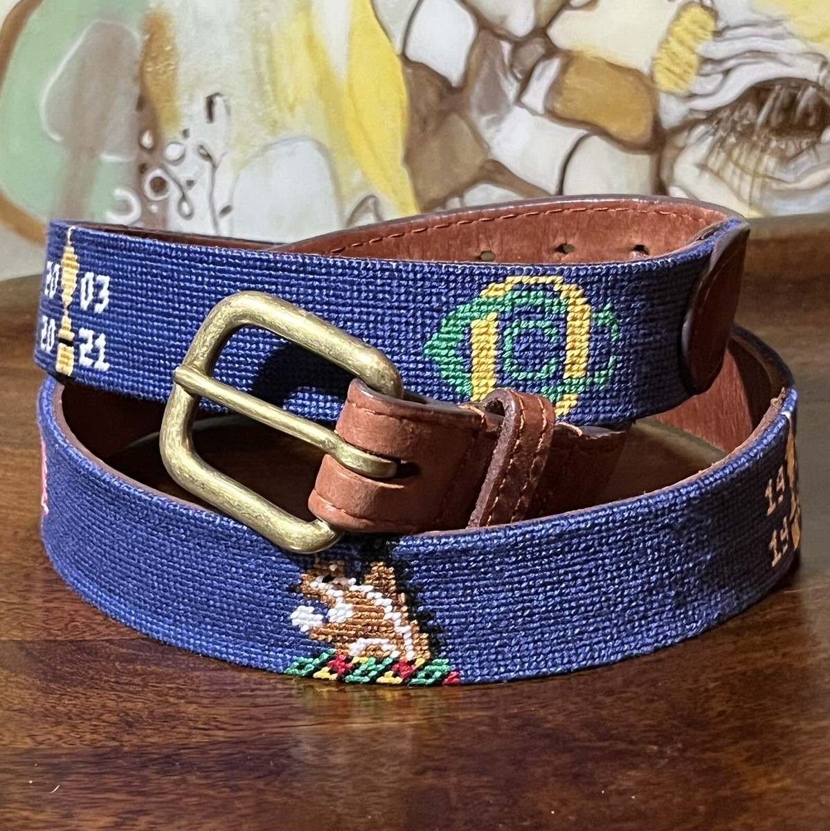 SMATHERS & BRANSON ゴルフベルト ネイビー