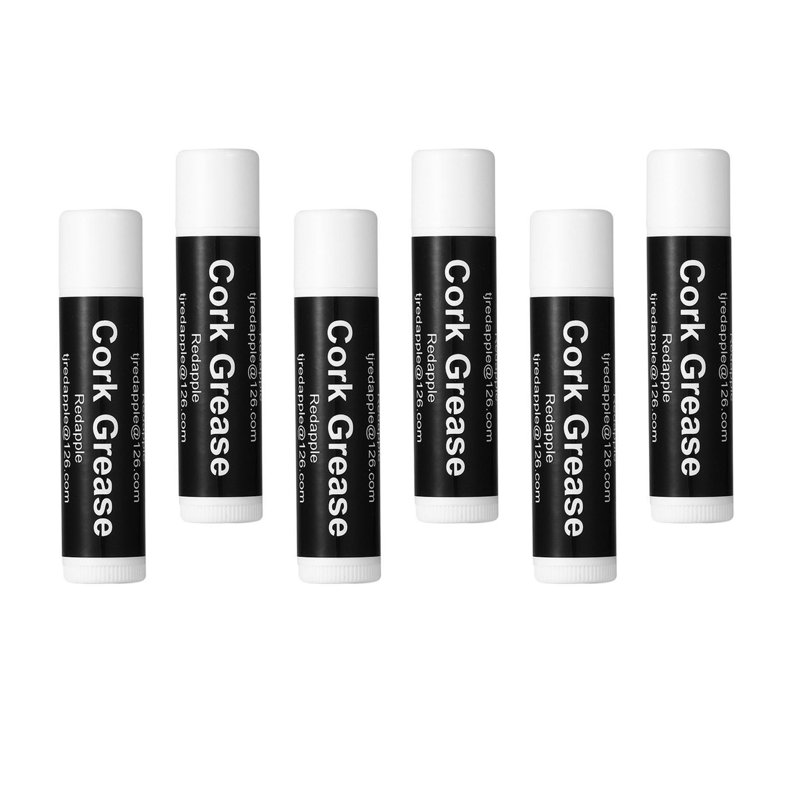 6 Pieces Cork Grease Lightweight Portable for Oboe Care
