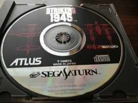 Sega Saturn Strikers 1945 ATLUS Shooting Game Edition Japanese Edit Good GP