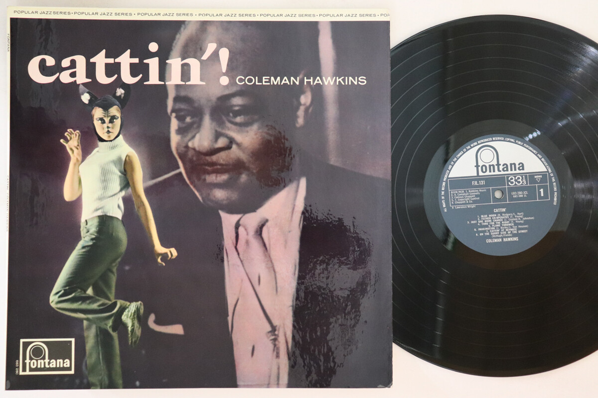 英LP Coleman Hawkins Cattin&#039; FLJ131 FONTANA /00260 LP COLEMAN HAWKINS Cattin' FLJ131 FONTANA UK | eBay
