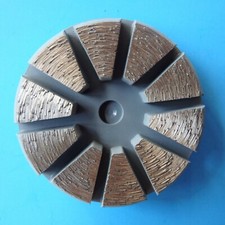 3" diamond grinding tool 30/40 grit soft bond 10seg for hard concrete Terrco QC