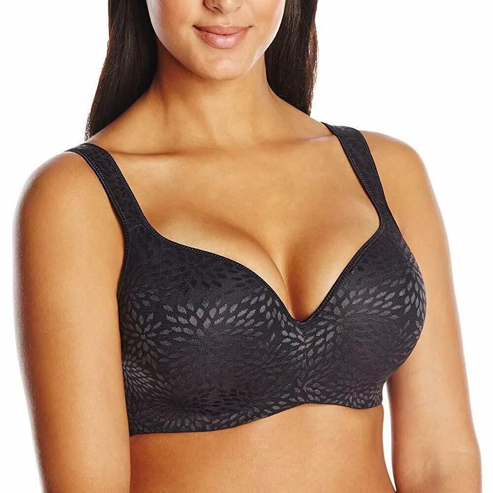 944X04 Playtex 4823 Secrets Body Revelations Underwire Bra 36D Black Jaq  (NWD)