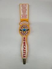 Newcastle New Castle Brown Ale Beer Tap Handle 14.25" Tall Beer Tap