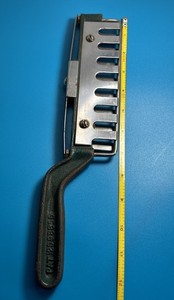 B & H Cast Iron Meat Tenderizer Old Farm Commercial Butcher Shop Old Heavy Tool