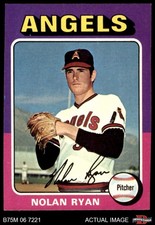 1975 Topps Mini #500 Nolan Ryan Angels HOF 7 - NM