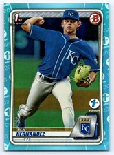 2020 Bowman Draft 1st Edition - Ben Hernandez #BD-19 Sky Blue Foil (RC) Royals