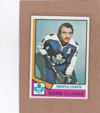 1974-75 TOPPS HOCKEY NORM ULLMAN #236 MAPLE LEAFS EXMT *A45672