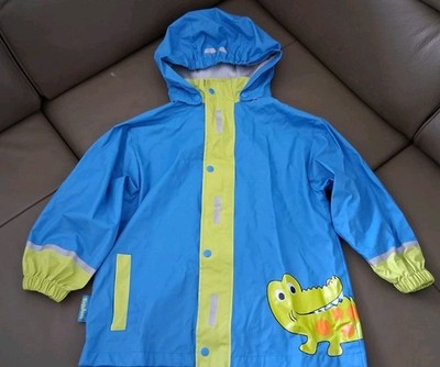 Playshoes Regenjacke Gr. 98, Dino-Motiv, wasserdicht, leicht, WIE NEU