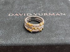 Gift&David &Yurman Sterling Silver Helena Rin...