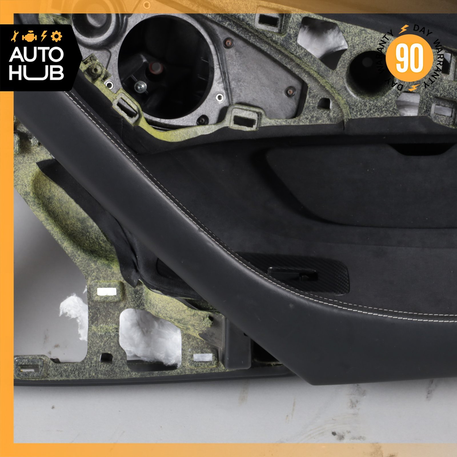 16-21 McLaren 570S Right Side Interior Door Panel Nappa Suede Jet Black OEM