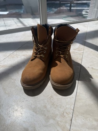 Timberland Men's 6-Inch Premium Waterproof Boots Style 18094 Wheat Nubuck 11M