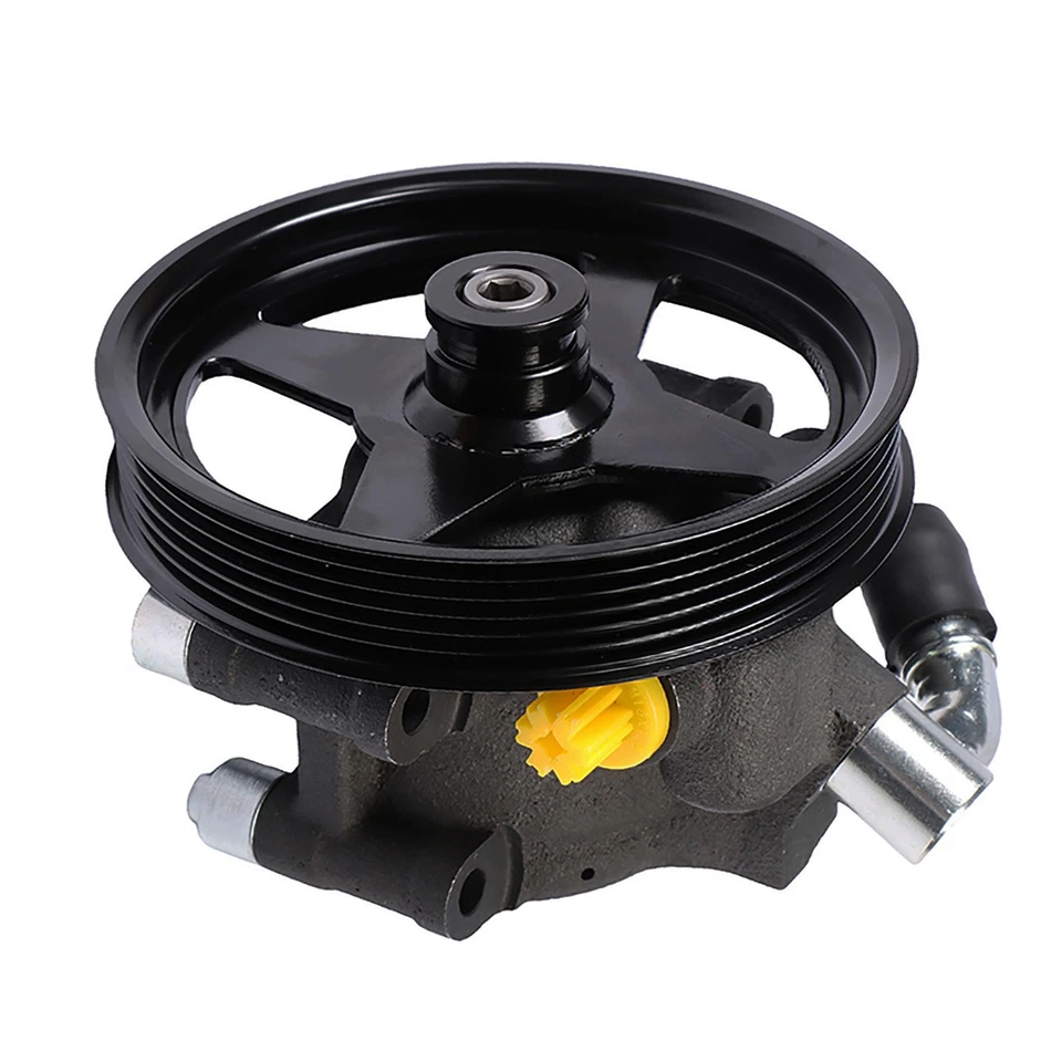 Power Steering Pump w/ Pulley For Ford F-150 2004-2008 Lincoln Mark LT 2006-08 - Image 2 of 4