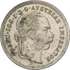 [#1509708] Austria, Franz Joseph I, 10 Kreuzer, 1872, Vienna, Billon, MS