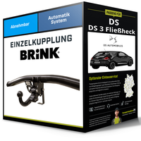 Abnehmbare AnhäNgerkupplung FüR DS 3 FließHeck 04.2015-07.2019 Typ SA Brink NEU