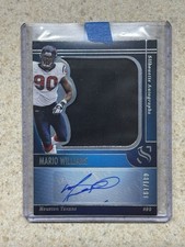 2025 Panini Silhouette Mario Williams Jumbo Patch Auto #84/199 🔥Texans #SA-MWS