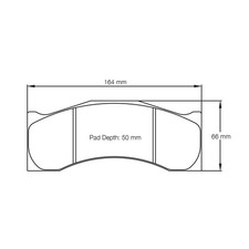 Pagid U-8044 Racing Pad - RST-1 Compound
