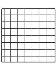 2 Pack Heavy-Duty Grid Wall Panels 12x12 Double Wire Reinforced Wire Mesh O...