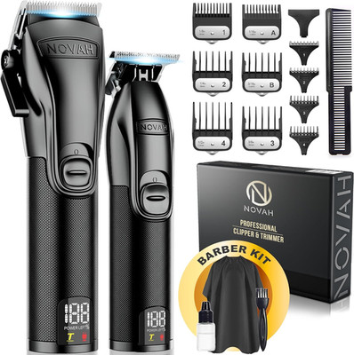 Novah  Professional Hair Clippers for Men, Professional Barber Clippers and Trim