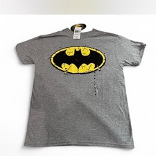 Batman Gray and Yellow Kids T-Shirt