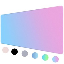 Bloss Pink Desk Mat, Non-Slip Desk Pad Mat, Large Mouse Pad for Keyboard and ...