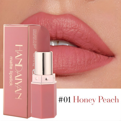 6 Farben Matt Lippenstift Samt Langanhaltend Pigment Wasserdicht Lippenfarbe Make-up