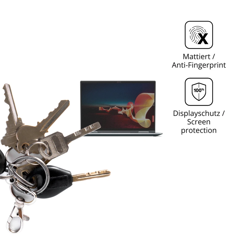 Screen Protector for Lenovo ThinkPad X1 Yoga Gen 6 Privacy Filter 4-Way - Image 3 of 4