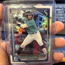 Harry Ford Rookie Card RC 2024 Bowman Draft Chrome Refractor #BDC-25