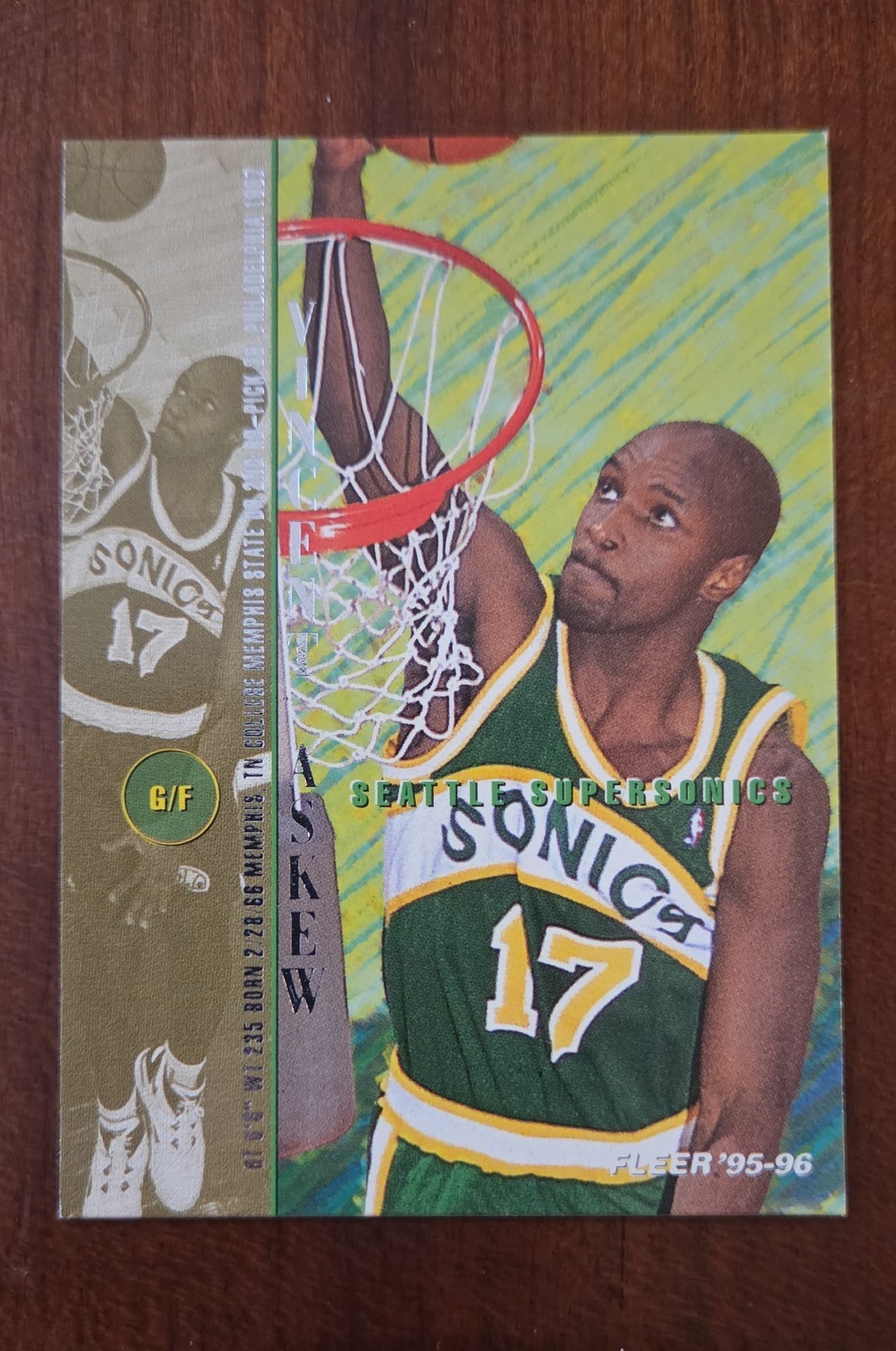 1995-96 Fleer - Vincent Askew #175
