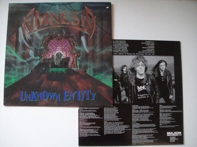 Amnesia   Unknown Entity LP Major Records   WADES 3 UK 1991