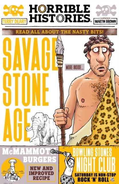 Savage Stone Age newspaper edition by Terry Deary PAPERBACK 9780702319105 - Image 4